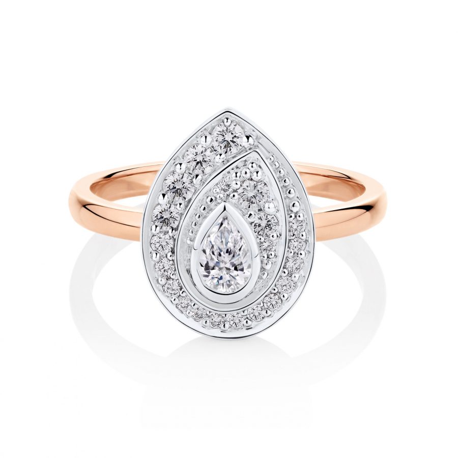 Buy Fancy Cluster Diamond Ring Online Fineline Jewellers