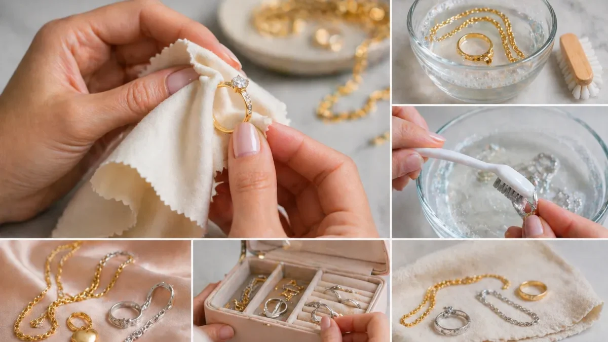 Maintain the Shine of Gold and Silver Jewellery