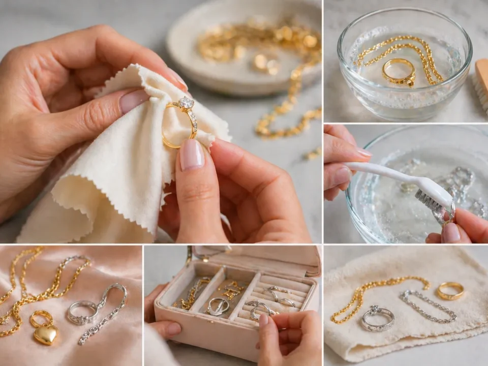 Maintain the Shine of Gold and Silver Jewellery