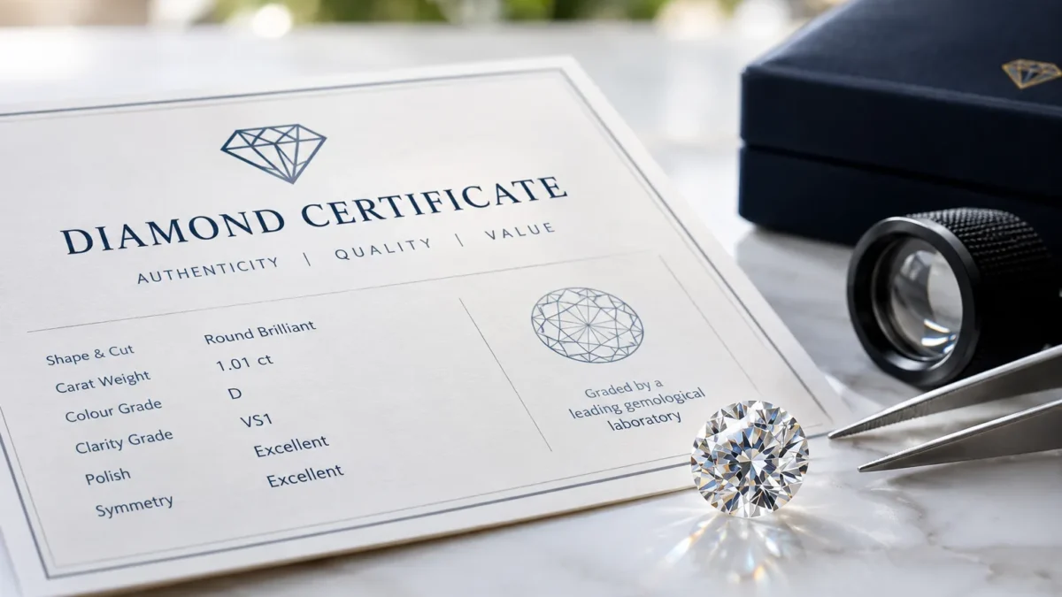 Diamond Certificate